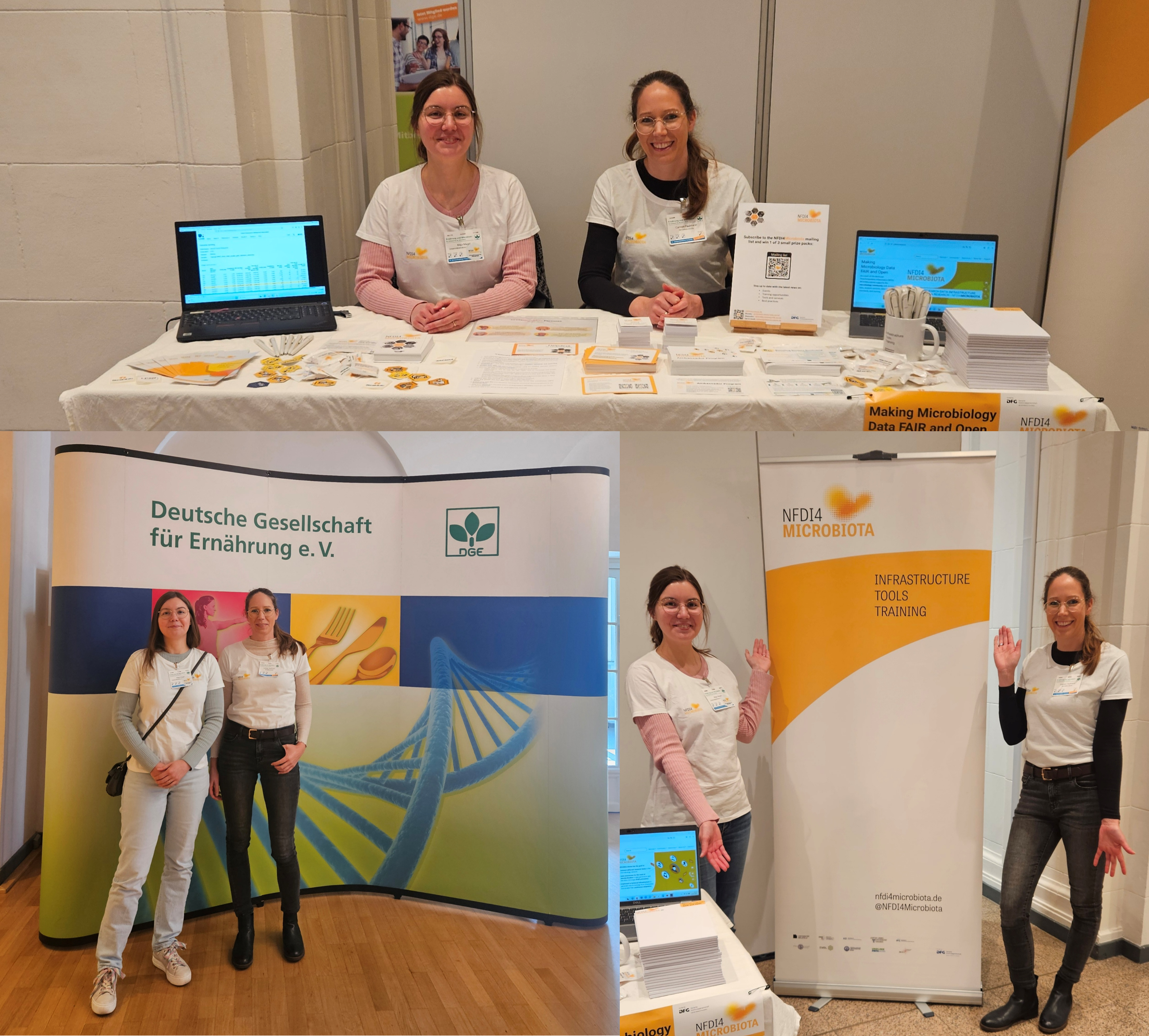 NFDI4Microbiota booth at DGE 2026